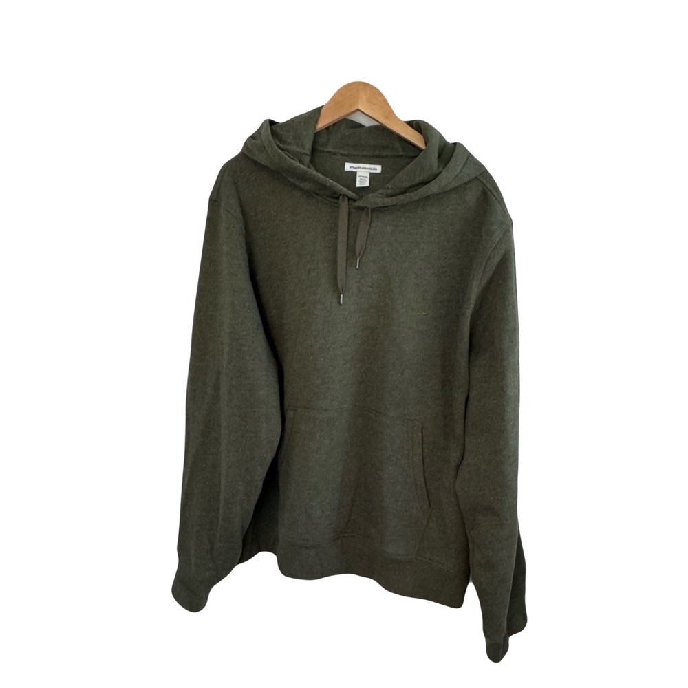 Amazon  Essentials  XXL  Dark  Green  Hoodie  Sweatshirt  Casual  Neutral